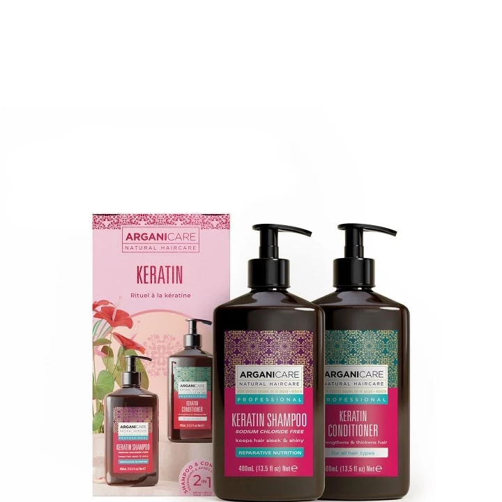 Duo Réparateur Coffret Soin Cheveux - Arganicare - Incenza