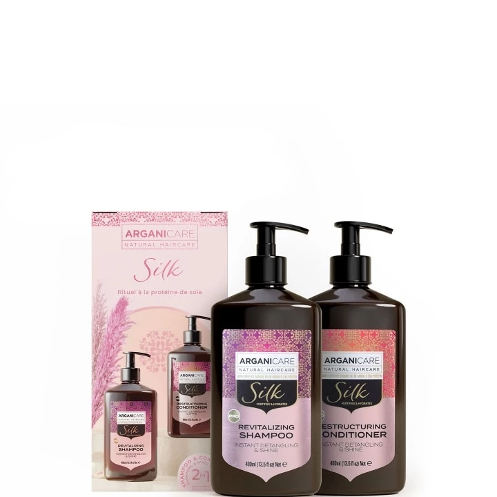 Duo Brillance Ultime Coffret Soin Cheveux - Arganicare - Incenza