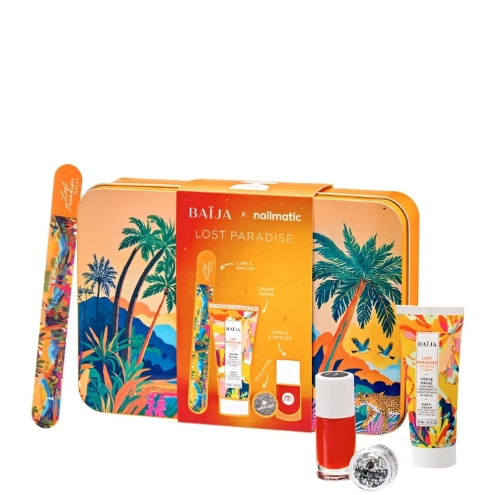 Nails & Glitter Party Lost Paradise Baija x Nailmatic Coffret Soin Ongles et Mains - Baija - Incenza