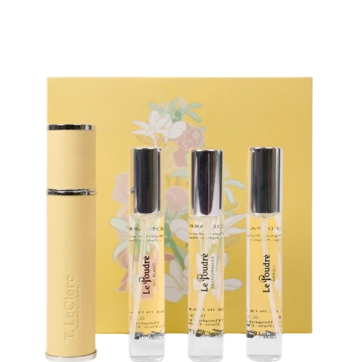 Le Poudré Jaune Coffret Eau de Parfum - Format Découverte - T. Leclerc - Incenza