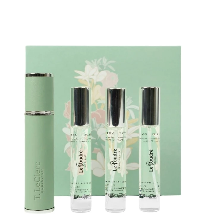 Le Poudré Vert Coffret Eau de Parfum - Format Découverte - T. Leclerc - Incenza