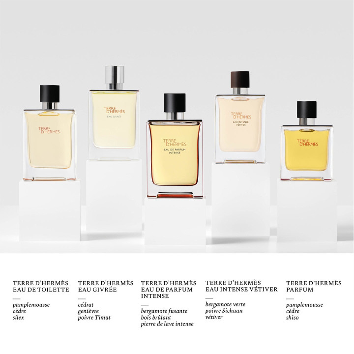 Terre d'Hermès Eau de Parfum Intense vaporisateur de voyage 30 ml et recharge 200 ml