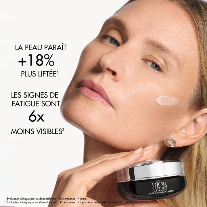 Dior Capture Crème Nuit Visage et Cou Correction Anti-Âge Rides et Fermeté