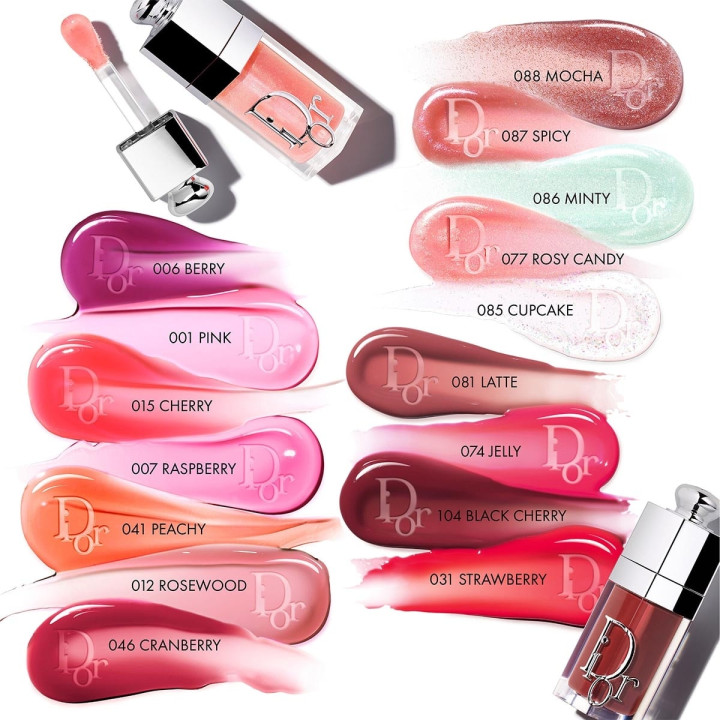 Dior Addict Lip Glow Oil Huile à Lèvres Hydratante 24 h - 3 Finis Ultra-Brillants