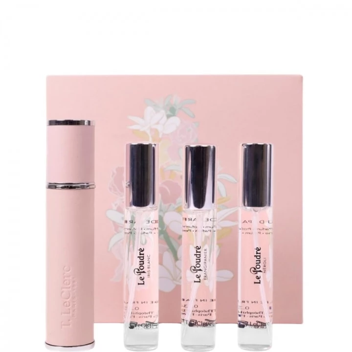 Le Poudré Rose Coffret Eau de Parfum - Format Découverte - T. Leclerc - Incenza