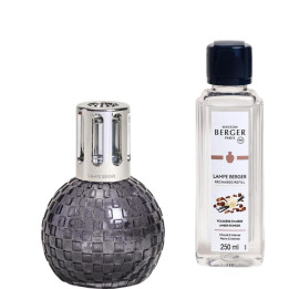 Disco Grise Coffret Lampe Berger