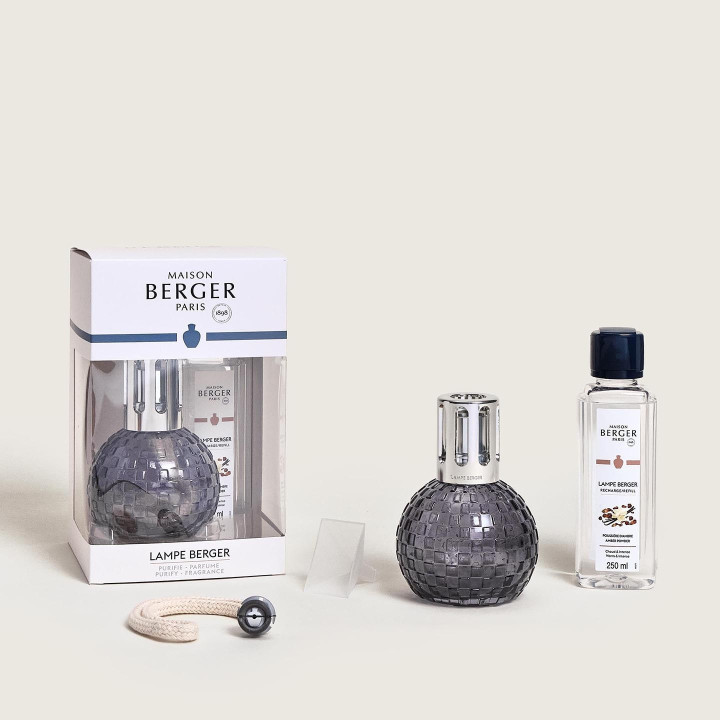 Disco Grise Coffret Lampe Berger