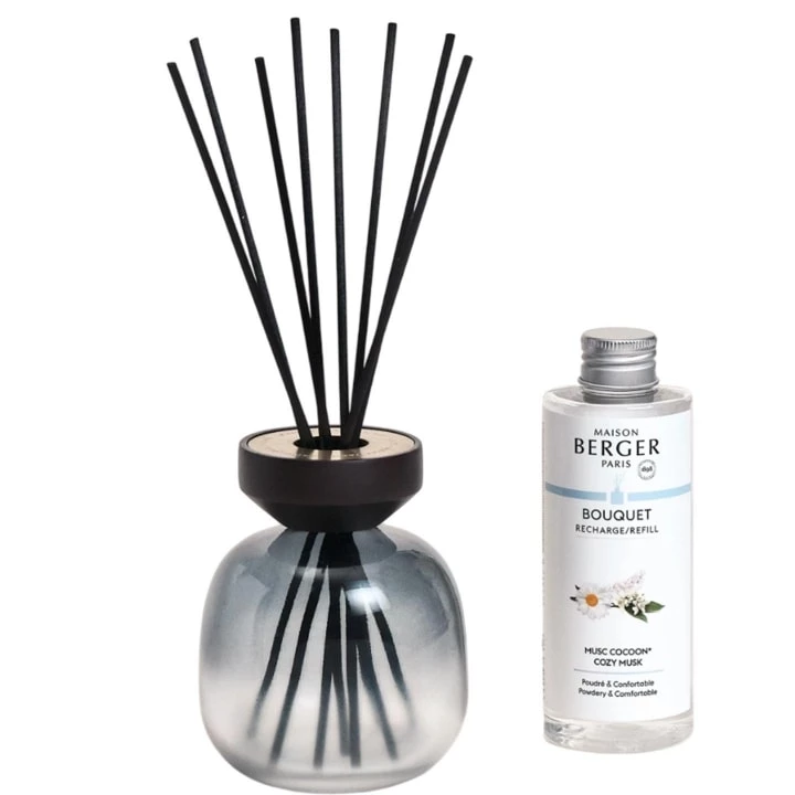 Wood Musc Cocoon Coffret Bouquet Parfumé - Maison Berger Paris - Incenza