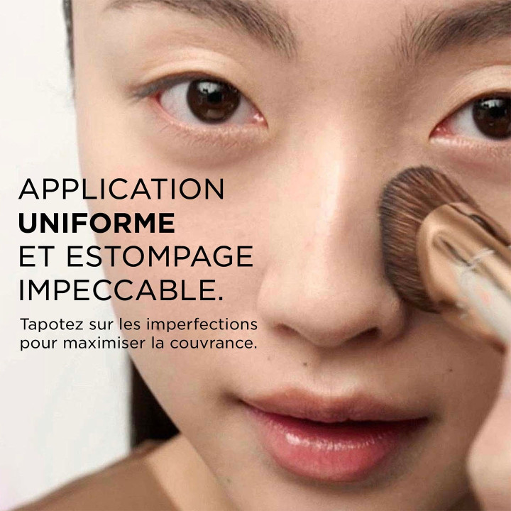 Double Serum Foundation Brush Pinceau Fond de Teint 