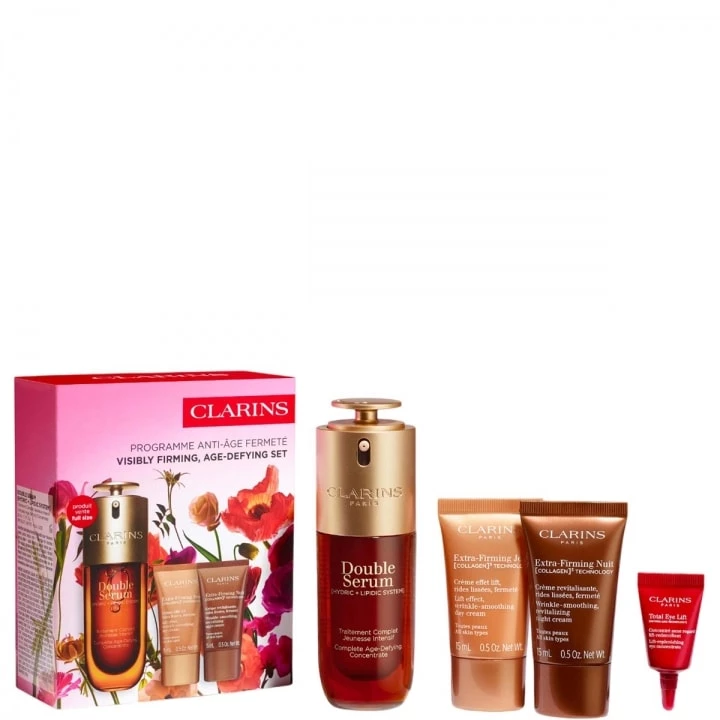 Double Serum & Extra-Firming Coffret Soin Visage 50 ml - CLARINS - Incenza