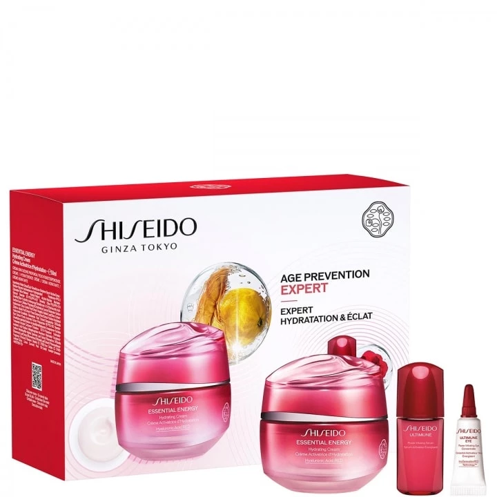Essential Energy Rituel Hydratation & Éclat Coffret Soin Visage - SHISEIDO - Incenza