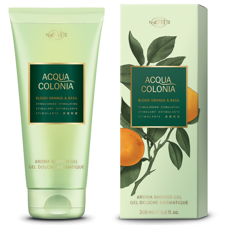Orange & Basilic Gel Douche Aromatique