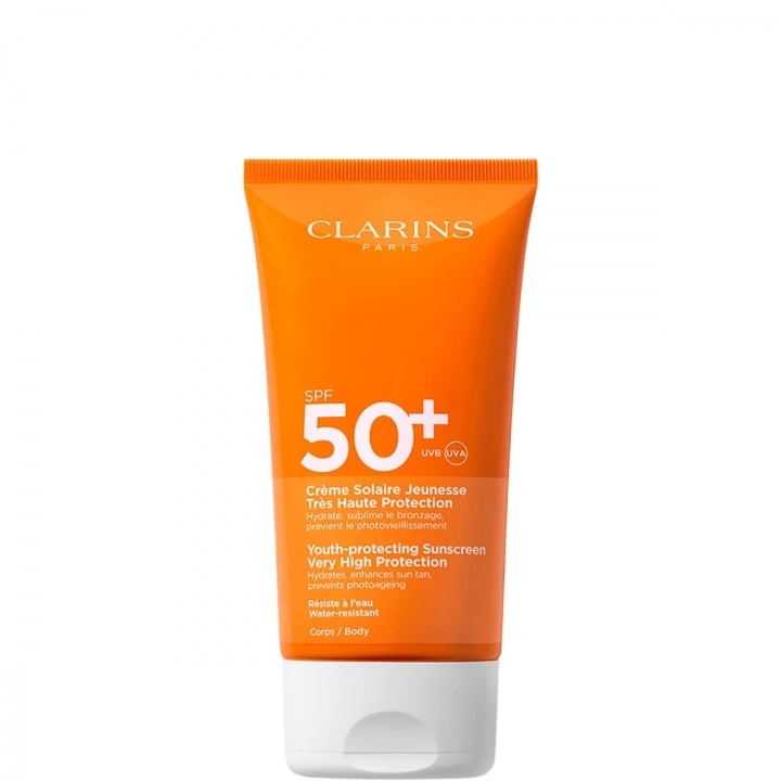 Crème Solaire Jeunesse SPF 50+ Soin Solaire Corps Très Haute Protection 150 ml - CLARINS - Incenza