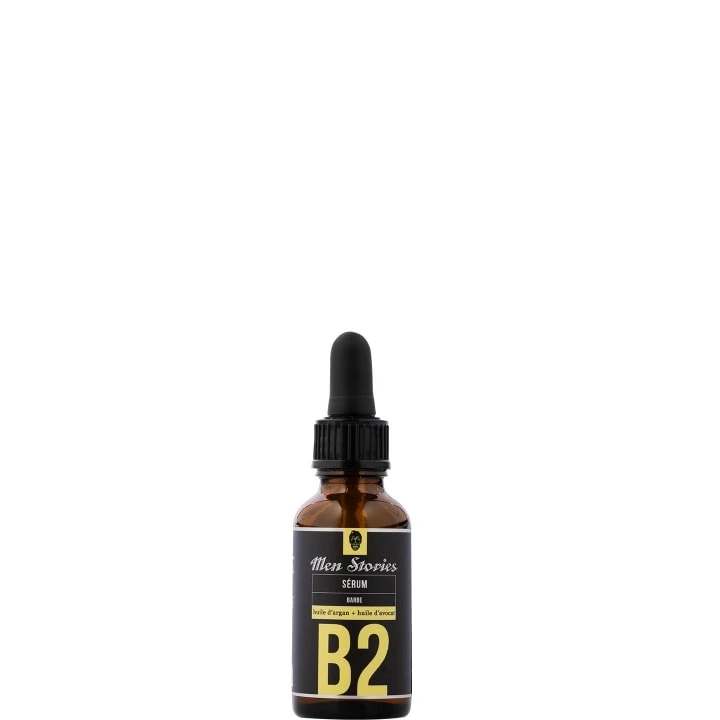 Sérum Barbe B2 Sérum Léger à L'Huile d'Argan et Avocat - 30 ml - Men Stories - Incenza