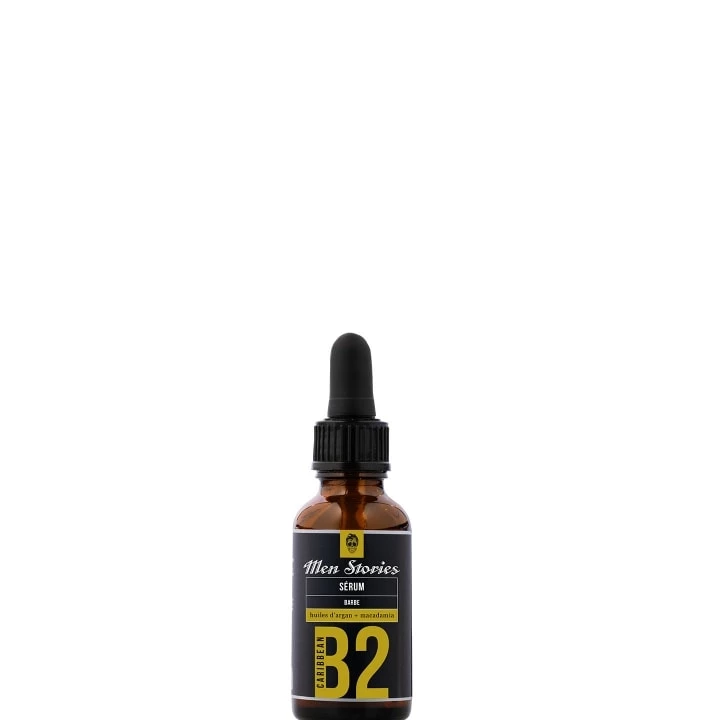 Sérum Barbe Carribean B2C Sérum à l'Huile d'Argan et Macadamia - 30 ml - Men Stories - Incenza