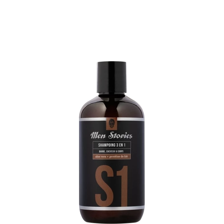 Shampoing 3 en 1 S1 Soin Cheveux - Men Stories - Incenza