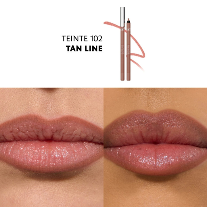102 - Lovenude Kiss Shaper Crayon à Lèvres Sculptant Fini Mat Longue Tenue