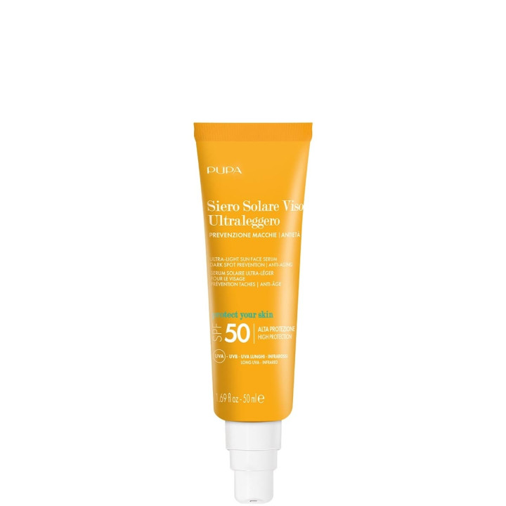 Sérum Solaire Ultra-Léger Visage SPF 50  Haute Protection UVA - UVB - Infrarouges 50 ml