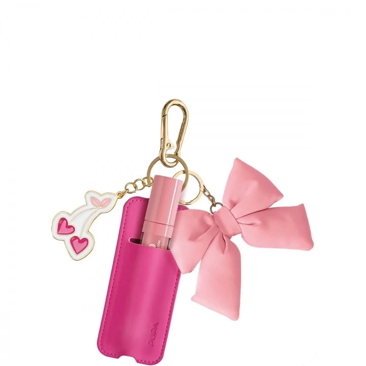 002 - Candy Club Sweet Charm Baume Liquide Lèvres et Accessoire de Sac avec Porte-Maquillage - Pupa - Incenza