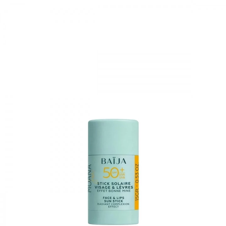 Moana Stick Solaire Bonne Mine SPF 50+ Visage & Lèvres 15 g - Baija - Incenza