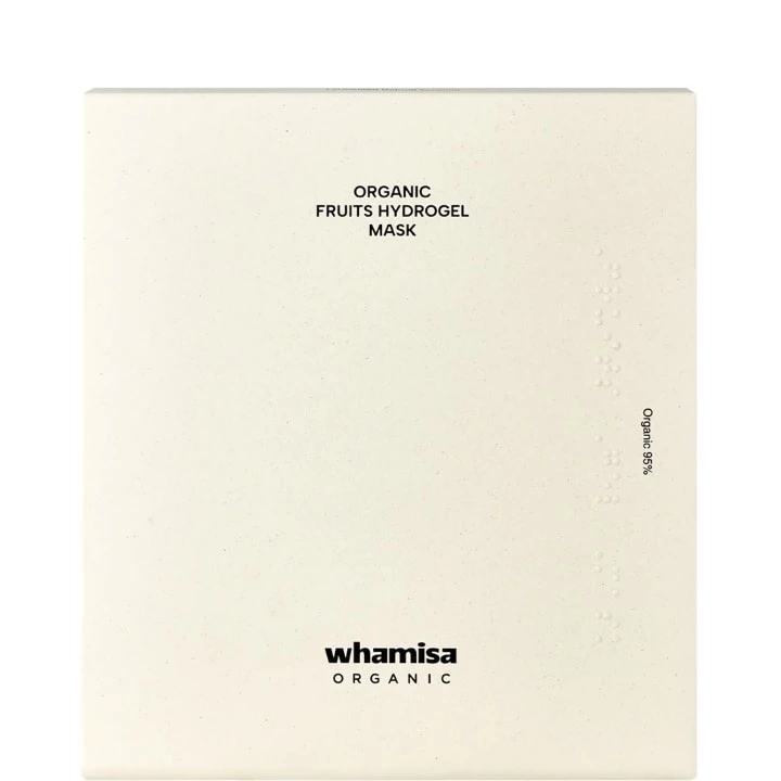 Organic Fruits Masque Hydrogel aux Fruits Bio Fermentés - Whamisa - Incenza