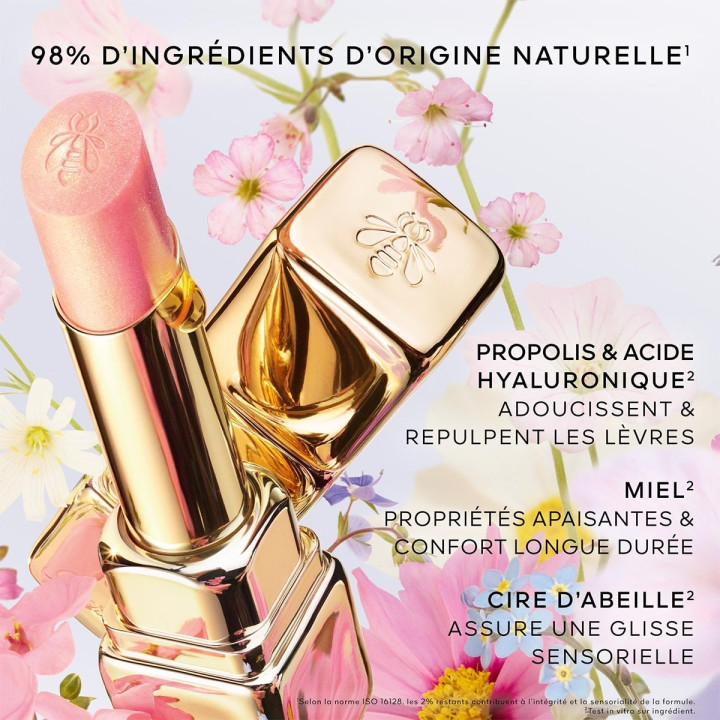 KissKiss Bee Glow Baume Teinté Infusé de Miel 98% d'origine naturelle