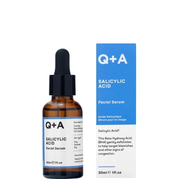 Salicylic Acid Facial Serum Sérum visage - 30 ml - Q and A Skin - Incenza