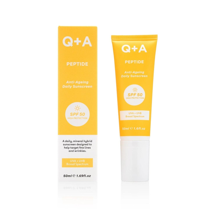 Peptide Soin Solaire Visage Anti-Âge SPF 50