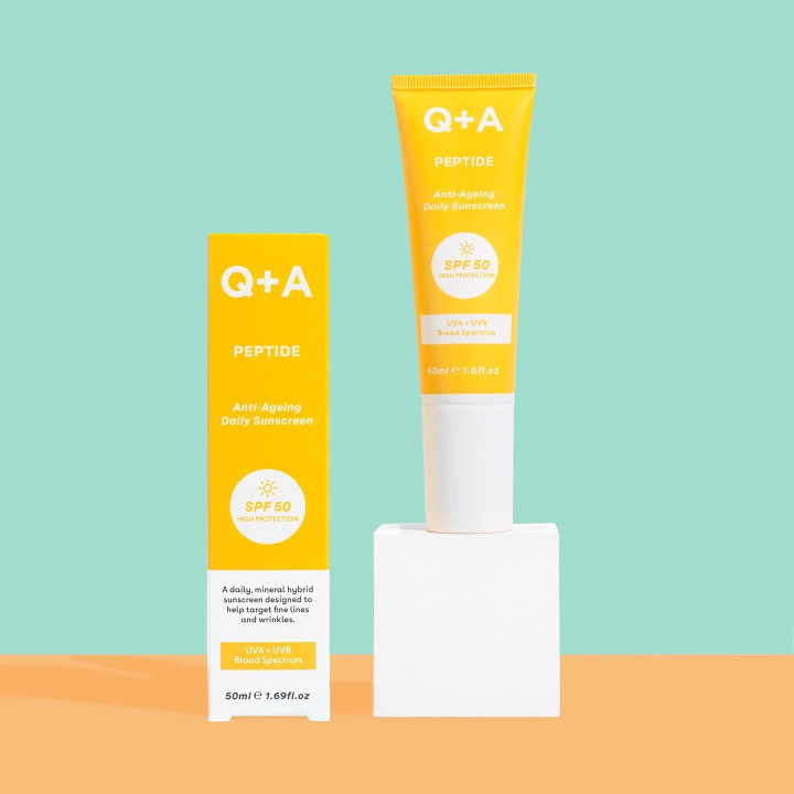 Peptide Soin Solaire Visage Anti-Âge SPF 50