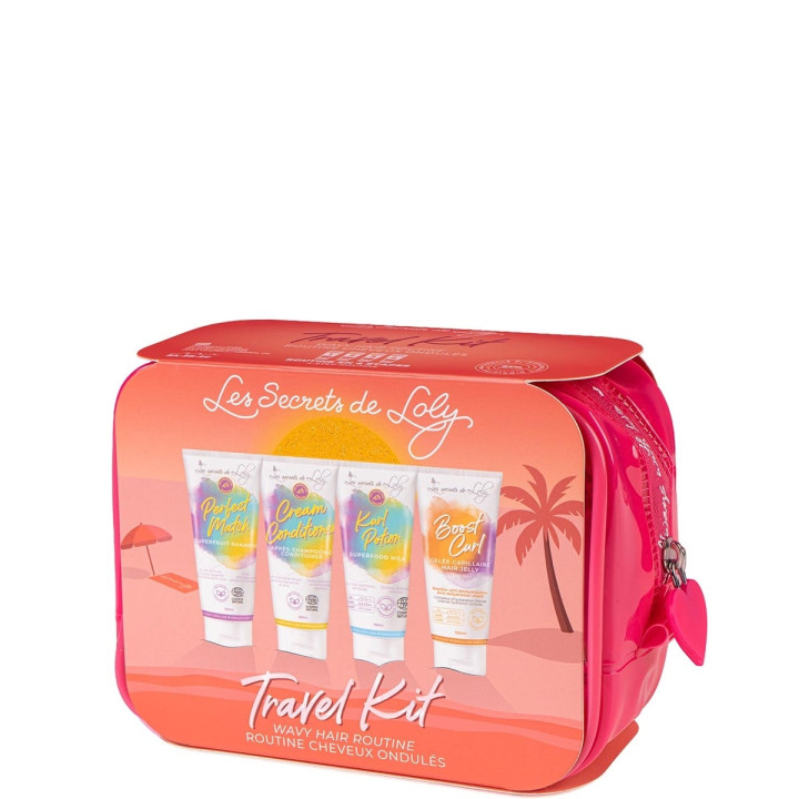 Trousse Cheveux Ondulés Routine Format Voyage