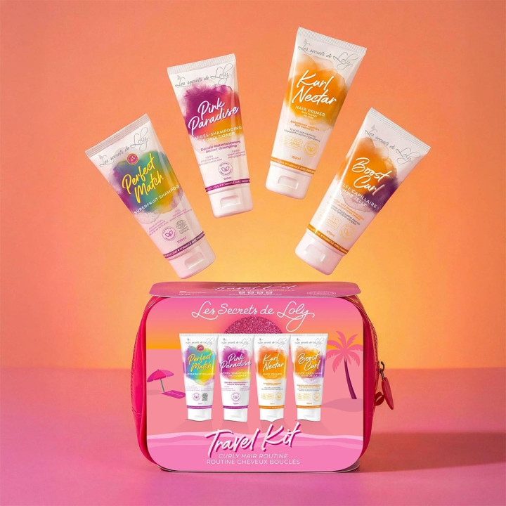 Trousse Cheveux Bouclés Routine Format Voyage
