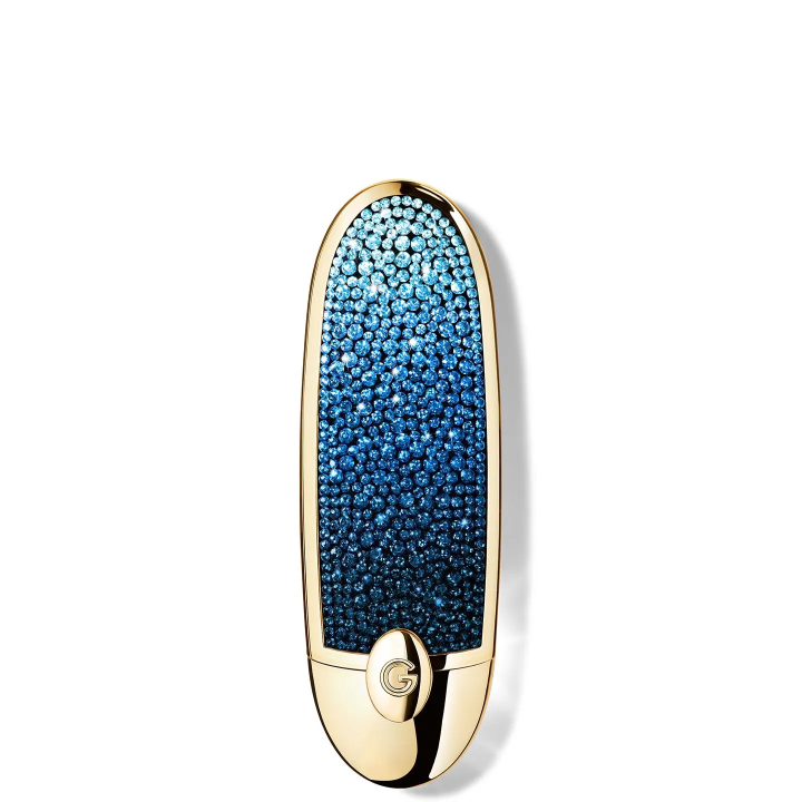 Rouge G de Guerlain L'écrin Bijou Double Miroir - Le Rouge à Lèvres Soin Personnalisable - Bleu Astral