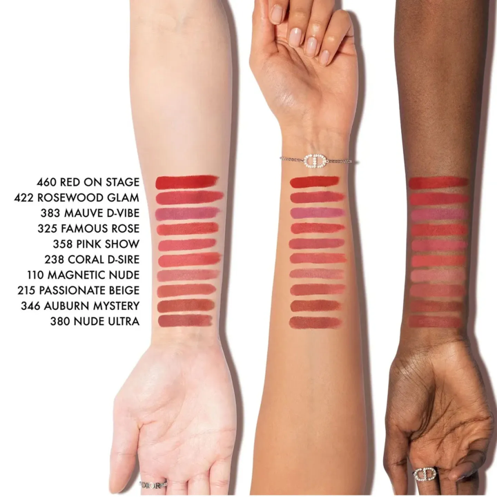 Rouge Dior On Stage Rouge à lèvres longue tenue - 24h sans transfert fini mat - 