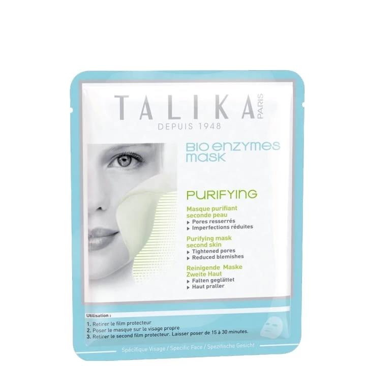Bio Enzymes Mask Purifying Masque Seconde Peau Purifiant - Talika - Incenza