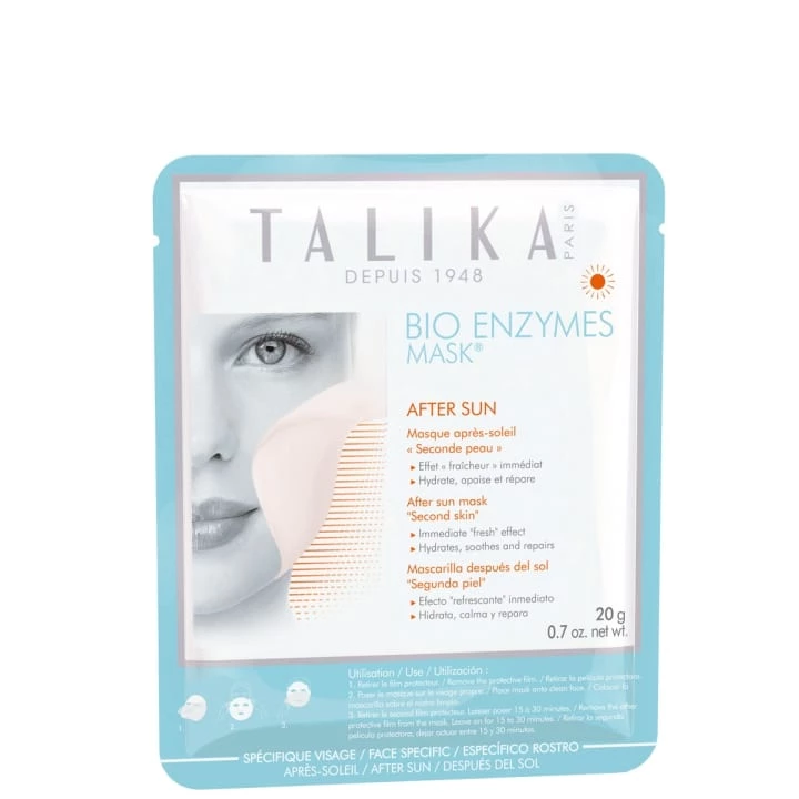 Bio Enzymes Mask After Sun Masque Après-Soleil Seconde Peau - Talika - Incenza