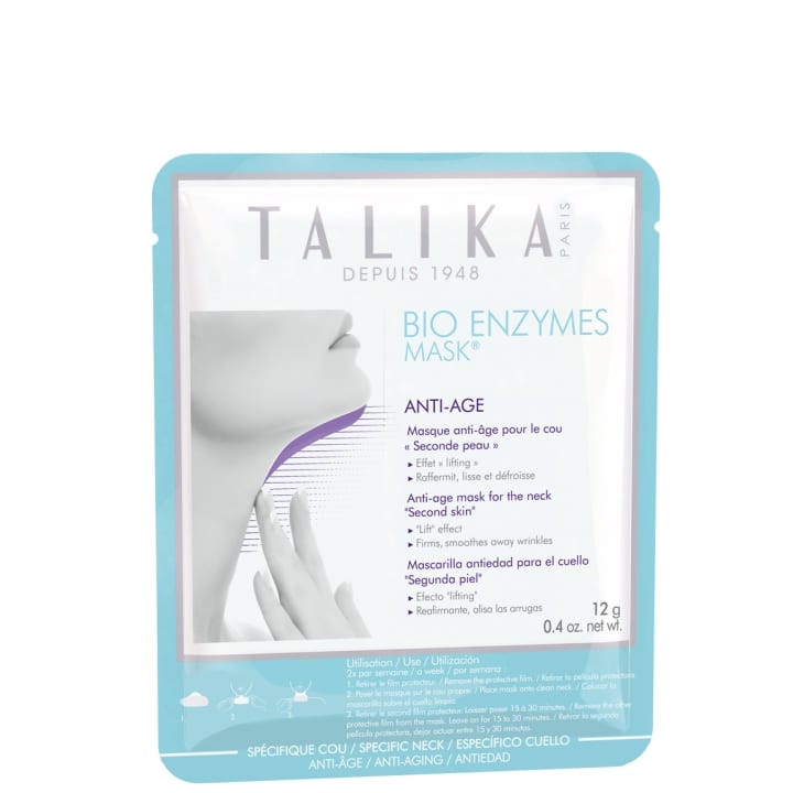 Bio Enzymes Mask Anti-Âge Cou Masque Anti-Âge Cou Seconde Peau