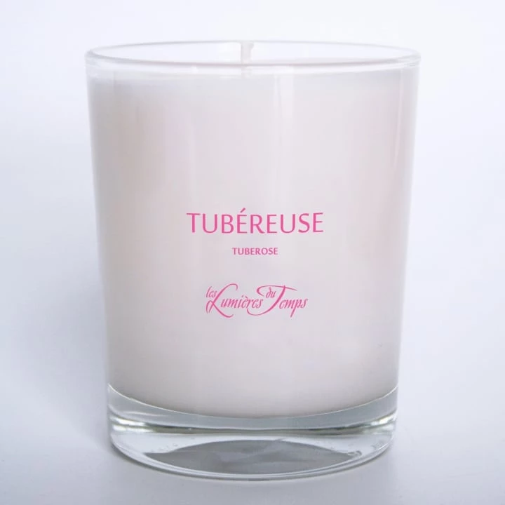 Bougie Végétale Tubéreuse - Les Lumières du Temps - Incenza Bougie Végétale Tubéreuse - Les Lumières du Temps - Incenza