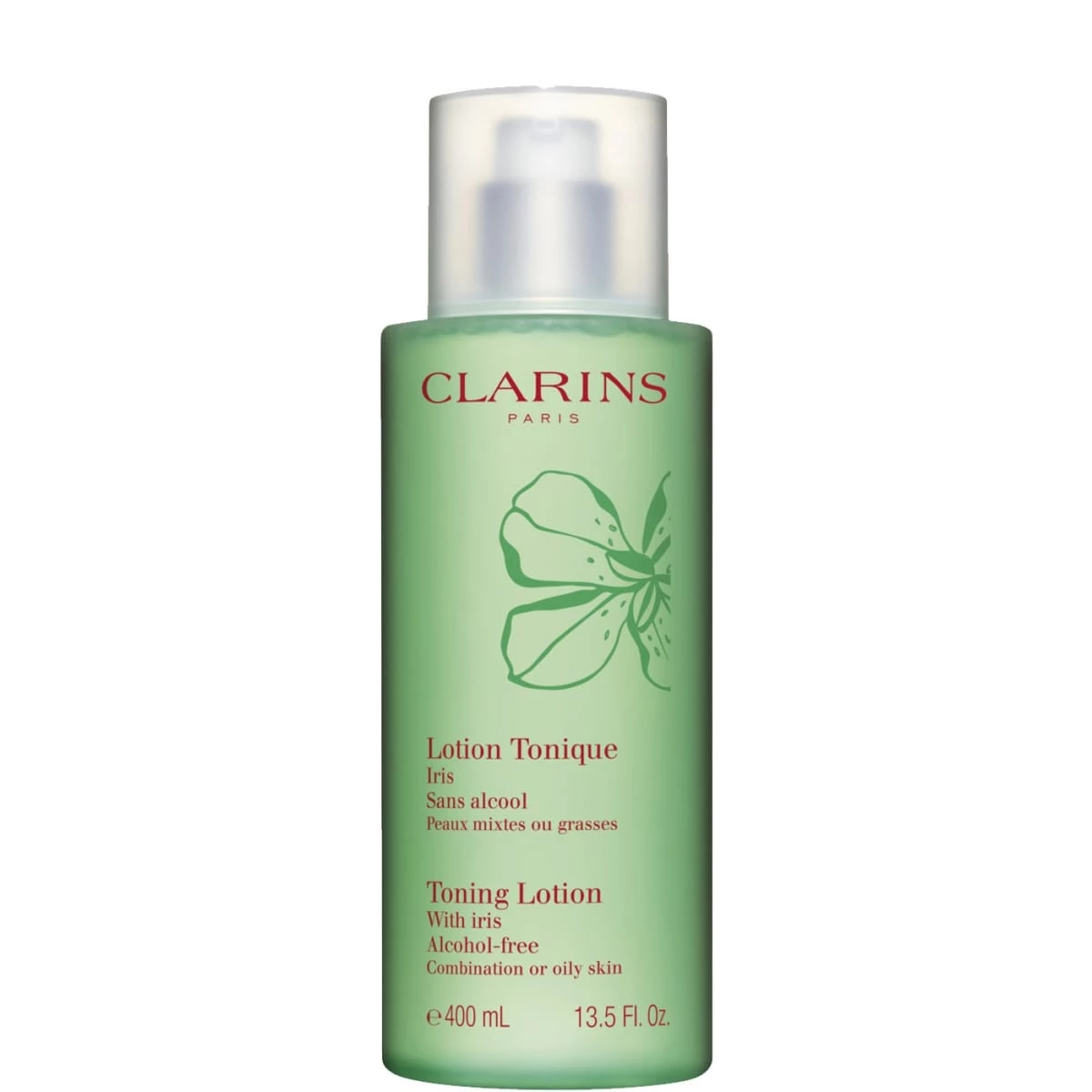 Lotion Tonique Iris de CLARINS Peaux Mixtes ou Grasses Incenza