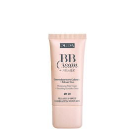 BB Cream + Primer Peaux Mixtes et Grasses Crème Hydratante Teintée + Base de Pré-maquillage