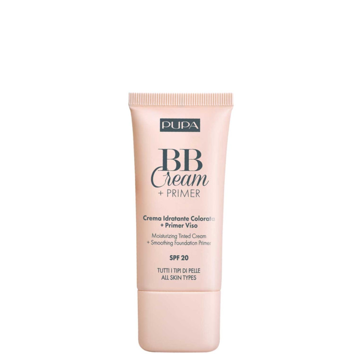 BB Cream + Primer Tout Type de Peau Crème Hydratante Teintée + Base de Pré-maquillage