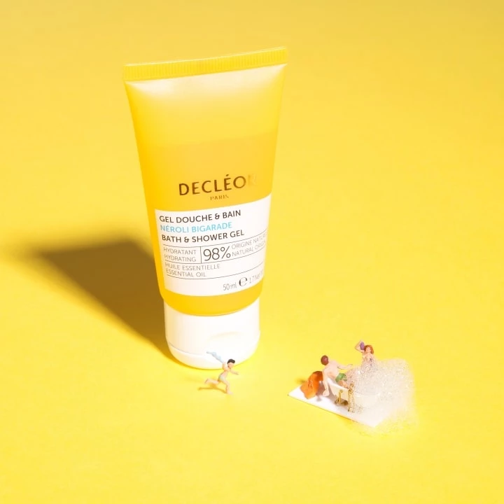Néroli Bigarade de Decléor Gel Douche & Bain Format Voyage Incenza