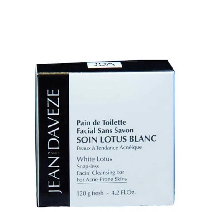 Lotus Blanc Pain de Toilette Facial Sans Savon - Jean d'Avèze - Incenza