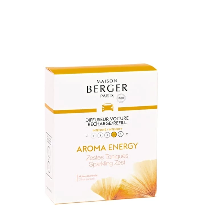 Aroma Energy Recharge diffuseur voiture - Maison Berger Paris - Incenza