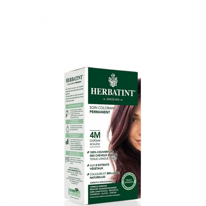 Herbatint M - Acajou Soin Colorant Permanent - Herbatint - Incenza