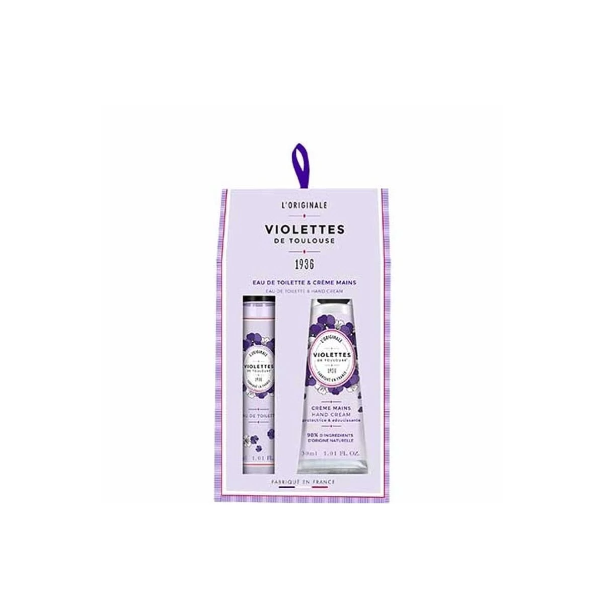 Violettes de Toulouse de Berdoues - Coffret Eau de Toilette - Incenza