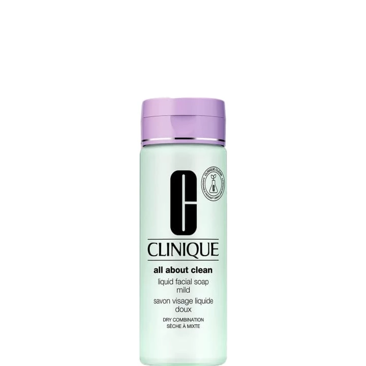 All About Clean™ Savon Visage Liquide Doux - Peaux sèches à mixtes 200 ml - CLINIQUE - Incenza