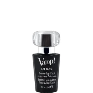 Vamp! Base et Top Coat Transparent et Parfumé Base et Top Coat transparent et parfumé, fragrance noire Vamp! Base et Top Coat Transparent et Parfumé Base et Top Coat transparent et parfumé, fragrance noire