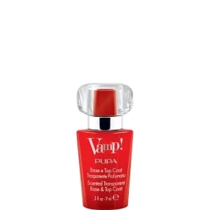 Vamp! Base et Top Coat Transparent et Parfumé Base et Top Coat transparent et parfumé, fragrance rouge Vamp! Base et Top Coat Transparent et Parfumé Base et Top Coat transparent et parfumé, fragrance rouge