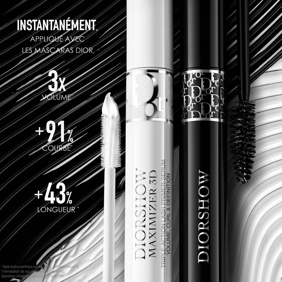 Diorshow Maximizer 3D BaseSérum Mascara Triple Action Incenza