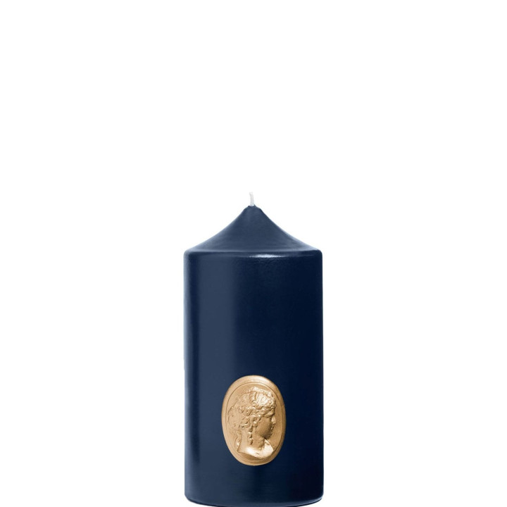 Cierge Bleu Marine Camée La Marquise